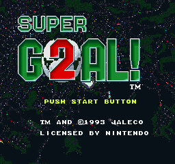 Goal box art for Super Nintendo